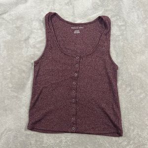 American Eagle Maroon Tank Top